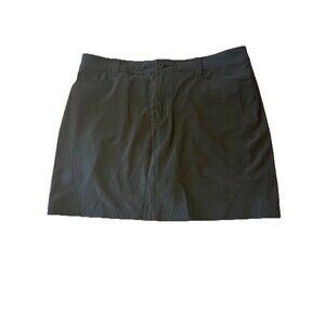 Eddie Bauer Women's Adventurer 2.0 Skort Grey Size 14 Excellent Condition